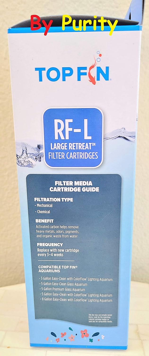 Top Fin Retreat Filter Large, RF-L (6 Count)